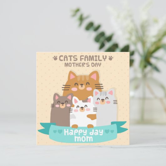 ネコ シーズンカード (スタンド正面)