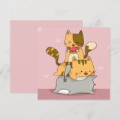 ネコ シーズンカード (正面/裏面)