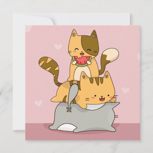 ネコ シーズンカード (正面)