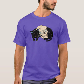 ネコ スカル Tシャツ