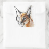 ネコ スクエアシール (バッグ)