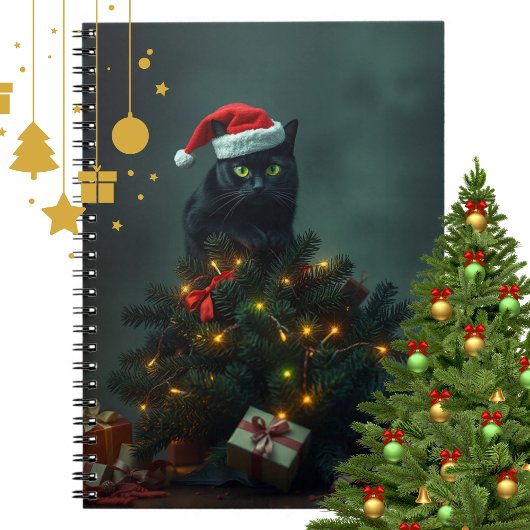 ネコ-ストロフィー クリスマス ホリデー 混沌面白い猫 ノートブック