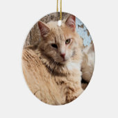 ネコ セラミックオーナメント (右)