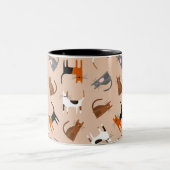 ネコ ツートーンマグカップ (中央)