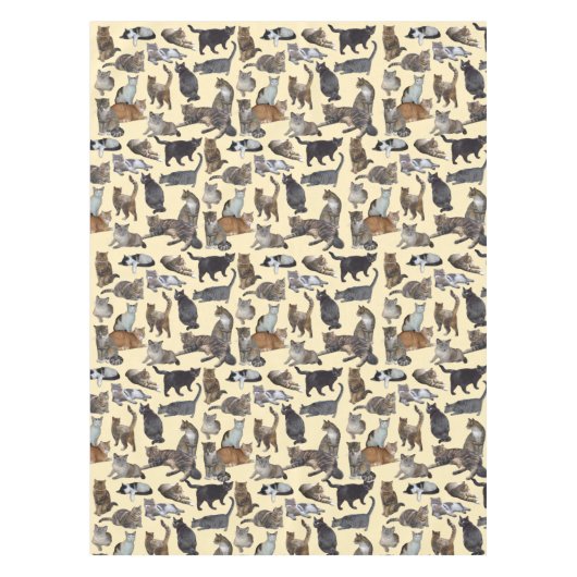 ネコ テーブルクロス (正面)