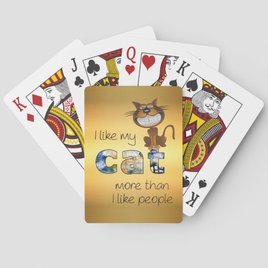 ネコ トランプ (裏面)