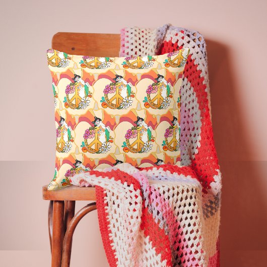 ネコ |ピースアウト クッション