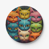 ネコ ペーパープレート (正面)