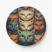 ネコ ペーパープレート (正面)