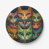 ネコ ペーパープレート (正面)