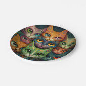 ネコ ペーパープレート (アングル)