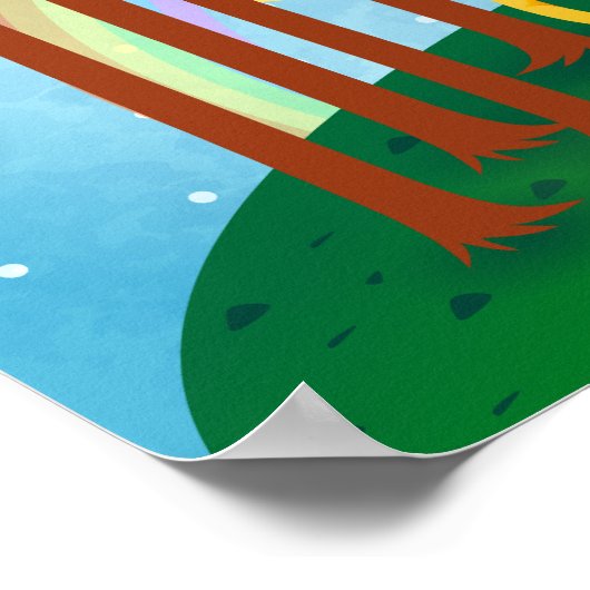 ネコ ポスター (角)