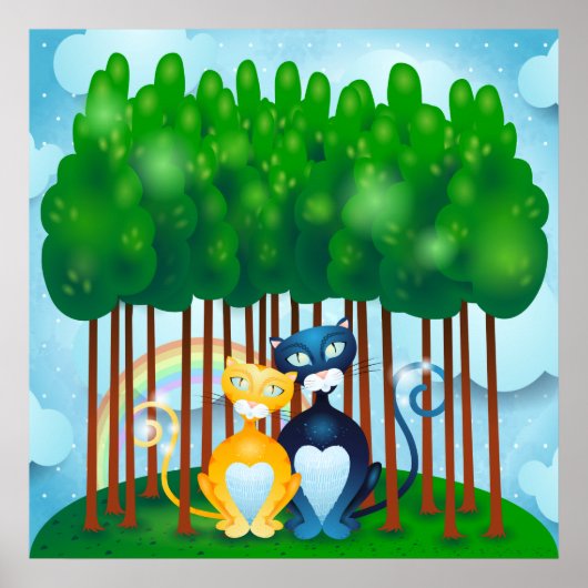 ネコ ポスター (正面)