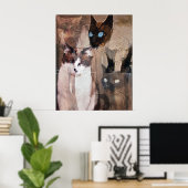 ネコ ポスター (ホームオフィス)