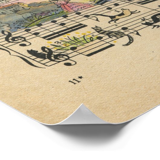 ネコ ポスター (角)