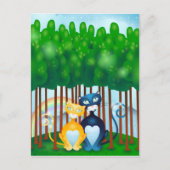 ネコ ポストカード (正面)