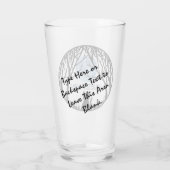 ネコ メガネ オーダーメイド ネコ好き メガネ タンブラーグラス (裏面)