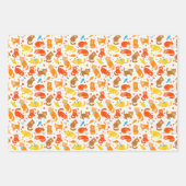 ネコ ラッピングペーパーシート (正面)