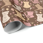 ネコ ラッピングペーパー (ロールコーナー)