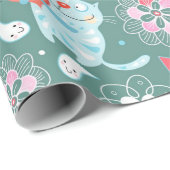 ネコ ラッピングペーパー (ロールコーナー)