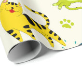 ネコ ラッピングペーパー (ロールコーナー)