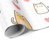 ネコ ラッピングペーパー (ロールコーナー)