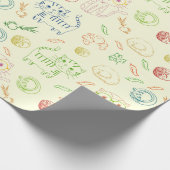 ネコ ラッピングペーパー (角)