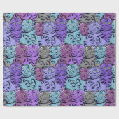 ネコ ラッピングペーパー (フラット)