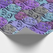 ネコ ラッピングペーパー (角)