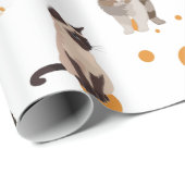 ネコ ラッピングペーパー (ロールコーナー)