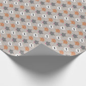 ネコ ラッピングペーパー (角)