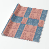 ネコ ラッピングペーパー (アンロールド)