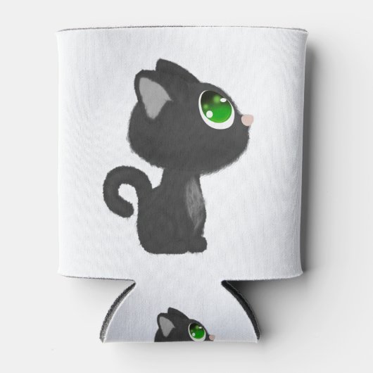 ネコ リトル ネコ ネコ 動物 ペット ネコ 缶クーラー (正面)