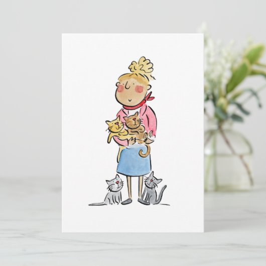 ネコ 招待状 (スタンド正面)