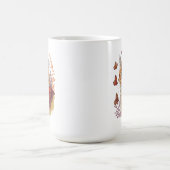 ネコ(昆虫)オオカバマダラ、モナーク蝶 コーヒーマグカップ (中央)