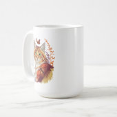 ネコ(昆虫)オオカバマダラ、モナーク蝶 コーヒーマグカップ (正面左)