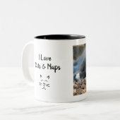 ネコ&昼寝ズスリーピーシャディーマグ ツートーンマグカップ (正面左)