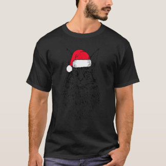 ネコ 猫 サンタ クリスマス 猫 Tシャツ