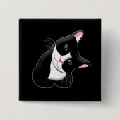 ネコ 缶バッジ (正面)