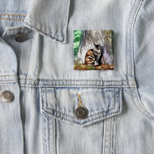 ネコ 缶バッジ (インサイチュ)