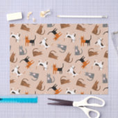 ネコ 薄葉紙 (クラフト)