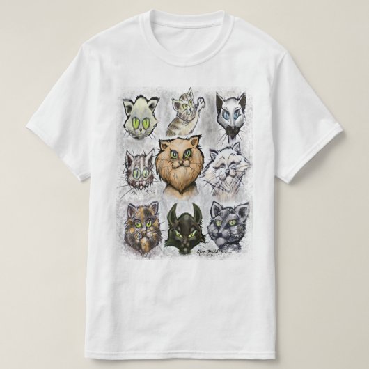 ネコ Tシャツ (デザイン正面)