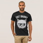 ネコTシャツのキャットパパ Tシャツ (正面フル)