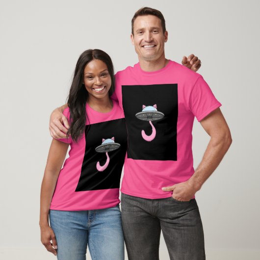 ネコUfo Tシャツ (ユニセックス)