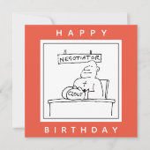 ネゴシエーターがボクシング手袋に影響力を持つ カード (正面)