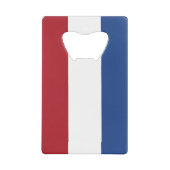 ネザーランドクレジットカードの栓抜きの旗 クレジットカード栓抜き (正面)