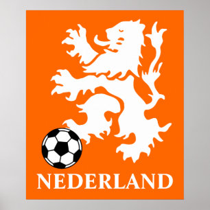 ネザーランドサッカー ポスター