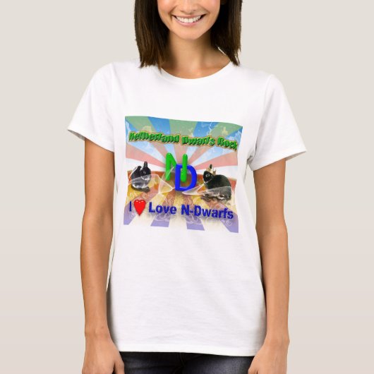 ネザーランドドワーフバニー Tシャツ (正面)