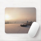 ネザーランドmousepadの冬の日の出 マウスパッド (マウス)