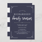 ネシンプルイビーブルーファミリー懇親会 招待状 (正面/裏面)